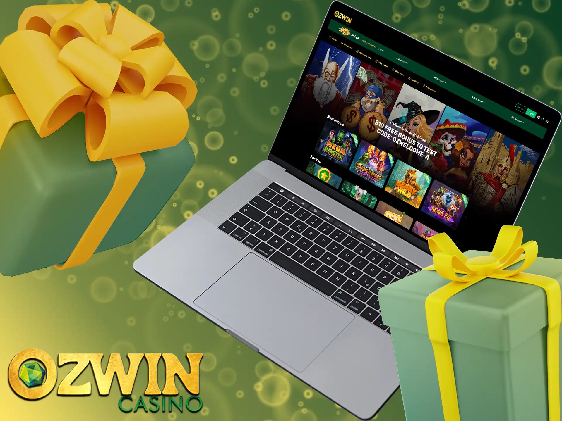 Ozwin novice customer can get a 10 Australian dollar no-deposit free bet.